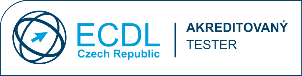 Akreditovaný tester - logo ECDL